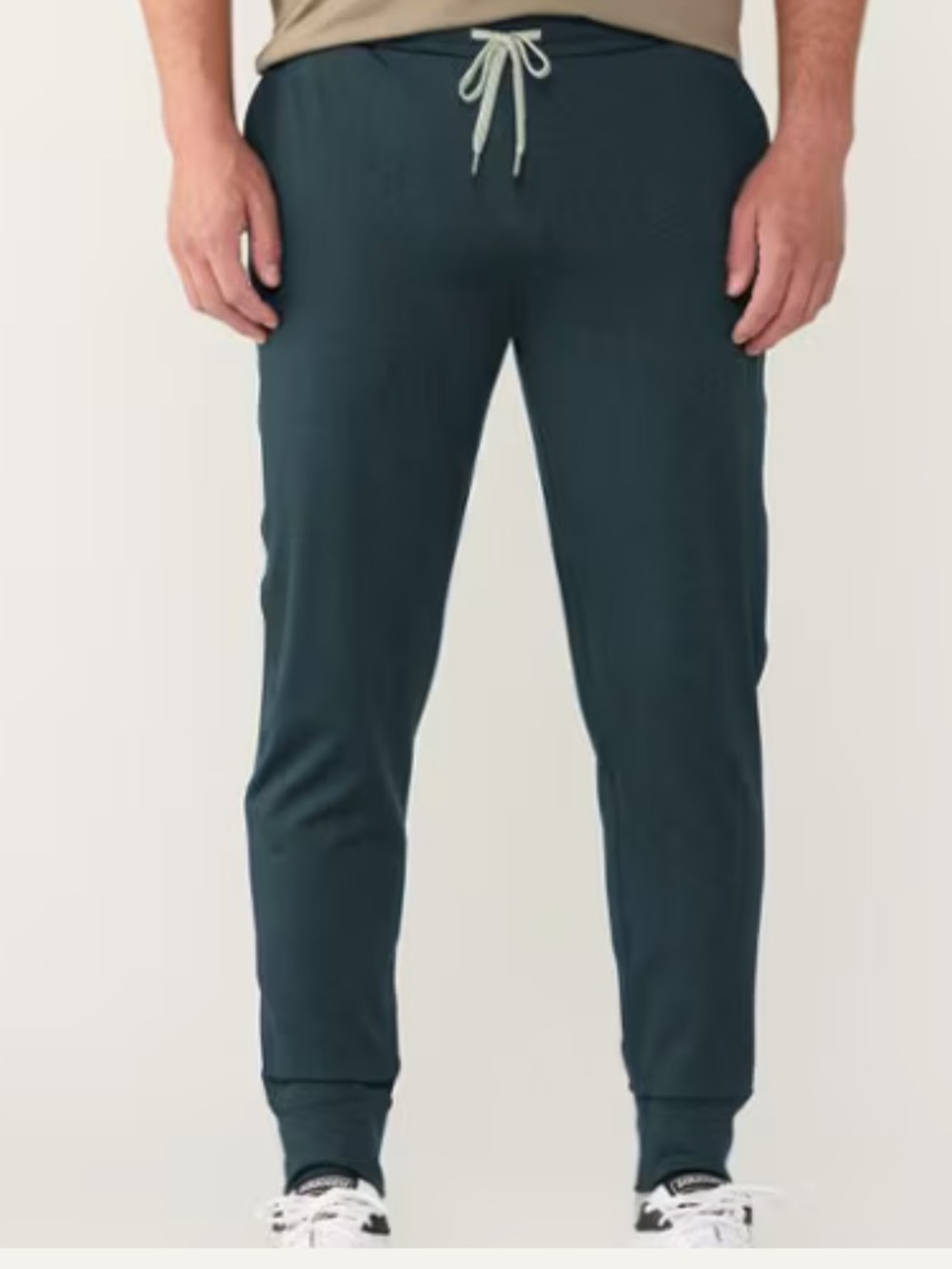 Vuori Men's Dark Teal Jogger Pants - Comfortable Drawstring Waist-ink